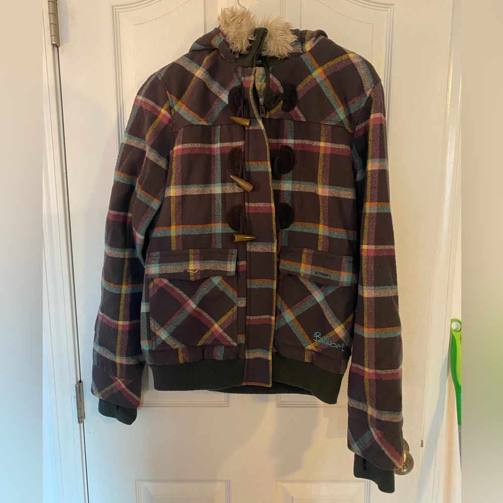 2008 or 2009 Billabong faux fur hood jacket